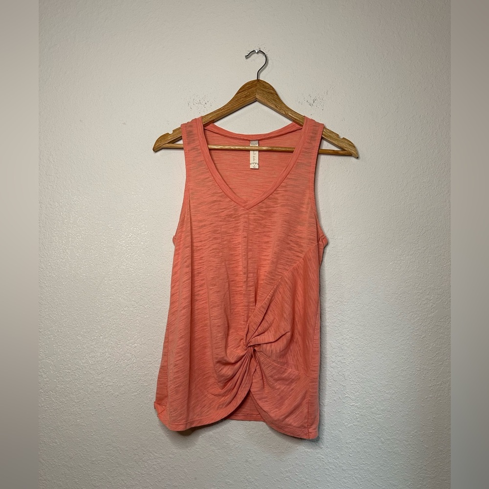 Altar’d State Pink Twisted Knotted Tank Size Small